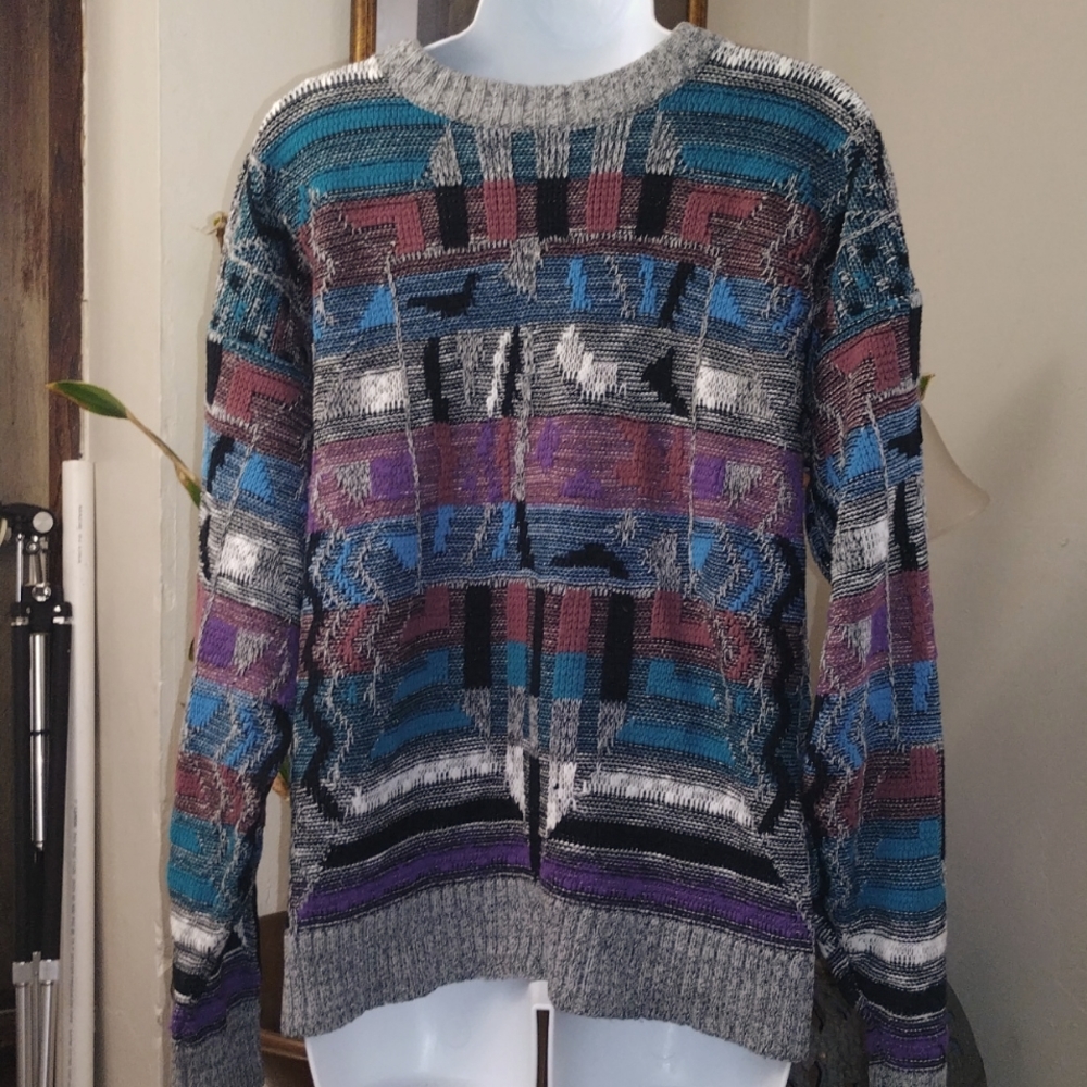 Micheal Gerald Vintage Eighties sweater Geometric